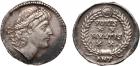 Constantius II (AD 337-361). Silver Siliqua, 3.24g, 12h. Mint of Antioch, struck AD 337-347. Pearl-diademed head facing