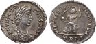 Theodosius I (AD 379-395). Silver Siliqua, 1.46g, 6h. Mint of Treveri, struck AD 388-392. D N THEODOSIVS P F AVG, pear