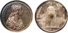 Louis XIV (1638-1643-1715). Birth of Louis de France, le Grand Dauphin. Silver Medal, 1638, 232g, 75mm, by Michel Molart