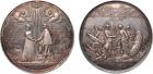 Charles I (1625-1649). Marriage of Princess Mary to William of Orange. Silver Medal, 1641, 88.73g, 72mm, by J Blum. The