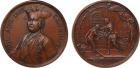 Great Britain. Bronze Commemorative Medal, 1746 NGC MS63 BR