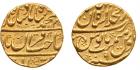 Mughal. Muhammad Shah (AH 1131-1161; 1719-1748 AD). Gold Mohur, Dar al-Khilafa Shahjahanabad, AH 113x, Year 9, 10.88g (K