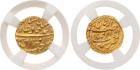 Mughal. Muhammad Shah (AH 1131-1161; 1719-1748 AD). Gold ½-Mohur, Sind, Year 125, 4.50g, 14mm (KM D438.2). Extremely fin