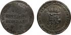 Bombay Presidency. Pewter Rupee, 1678, 8.01g. The RUPEE OF BOMBAIM, by AUTHORITY OF CHARLES THE SECOND in three lines, t