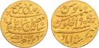 East India Company. Bengal Presidency. Gold Mohur, Murshidabad (Calcutta), fixed date AH 1202, Year 19, 12.35g, 26mm (Pr