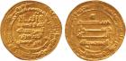 Abbasid. al-Mustain (248-251h). Gold Dinar, Makka 249h, 4.14g (Bern 161 Ef, one reference). Weakly struck, very fine.