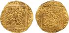 Hafsid. Abul Abbas Ahmad II (first reign, 755-758h). Gold Dinar, no mint, undated, 4.64g (Hazard 608). Slightly doubl