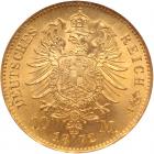 German States: Prussia. 10 Marks, 1872-A NGC MS66 - 2