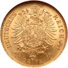 German States: Prussia. 10 Marks, 1873-A NGC MS67 - 2