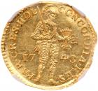 Netherlands: Holland. Ducat, 1743 NGC MS63