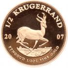 South Africa. Complete 4 Piece Gold Proof Set: 1/10, ¼, ½, and 1 Krugerrand, 2007 - 2