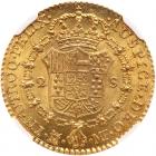 Spain. 2 Escudos, 1800/780 MF (Madrid) NGC MS63 - 2