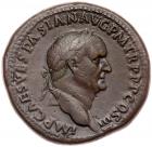 Vespasian. AE Sestertius (26.97 g), AD 69-79 Choice VF