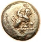 Islands off Ionia, Chios. Electrum Stater (14.11 g), ca. 525-510 BC Choice VF