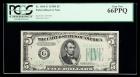 1934-D, $5 Federal Reserve Note. PCGS Gem New 66PPQ