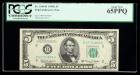 1950-E, $5 Federal Reserve Note. PCGS Gem New 65PPQ