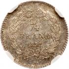 France. 1/4 Franc, 1832/1-A NGC MS64 - 2