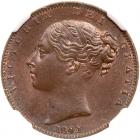 Great Britain. Farthing, 1841 NGC MS64 BR