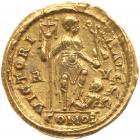 Honorius, AD 393-423. Gold Solidus (4.42g) VF - 2