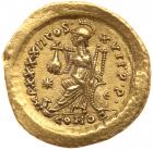 Theodosius II, AD 402-450. Gold Solidus (4.46g) VF - 2