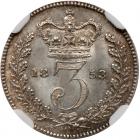 Great Britain. Threepence, 1853 NGC MS64 - 2