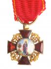 Russia. Order of St. Anna Gold Miniature Award Medal EF