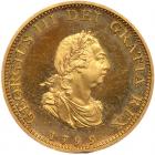 Great Britain. Gilt copper proof Farthing, 1799 PCGS PF64 RDC