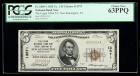 1929, $5 National Bank Note. The Logan NB & TC, New Kensington, PA. Ch. #13571. PCGS Choice New 63PPQ