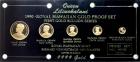 Hawaii. Royal Hawaiian Gold Proof Set, 1990 Gem Proof