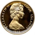 Cook Islands. 100 Dollars, 1975 Choice Brilliant Proof