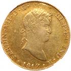 Peru. 8 Escudos, 1817-JP (Lima) NGC AU53