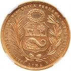 Peru. Complete Set: 100, 50, 20, 10 and 5 Soles, 1964 NGC MS65 - 2