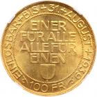 Switzerland. 100 Francs, 1939-B NGC MS64 - 2