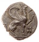 Ionia, Teos. Silver Triobol (1.31 g), ca. 460-420 BC EF