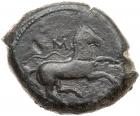 Sicily, Aitna. AE Tetras (15.34 g), 354/3-344 BC VF - 2