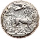 Sicily, Syracuse. Deinomenid Tyranny. Silver Tetradrachm (17.41 g), 485-466 BC V