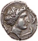 Sicily, Lilybaion. Silver Tetradrachm (17.04 g), ca. 325-305 BC Choice VF - 2