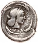 Sicily, Syracuse. Deinomenid Tyranny. Silver Tetradrachm (16.77 g), 485-466 BC F - 2