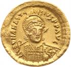Anastasius I. Gold Solidus (4.36 g), 491-518 VF