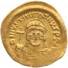Justinian I, 527-565. Gold Solidus (4.35g) VF