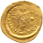 Justinian I, 527-565. Gold Solidus (4.35g) VF - 2