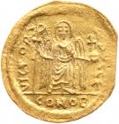 Phocas. Gold Solidus (4.31 g), 602-610 Choice VF - 2
