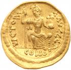 Justin II. Gold Solidus (4.36 g), 565-578 VF - 2
