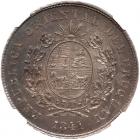 Uruguay. Siege Peso, 1844 NGC MS63