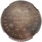 Uruguay. Siege Peso, 1844 NGC MS63 - 2