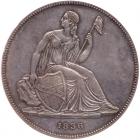 1836 Pattern Dollar. Silver Plain Edge. Judd-60. Pollock-65 Rarity 1 Restrike Korein 413.1 Grams