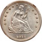 1877-CC Liberty Seated 25C NGC MS65