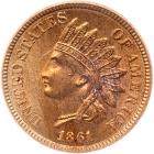 1861 Indian Head 1C PCGS MS65