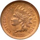 1875 Indian Head 1C NGC MS65 RB