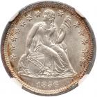 1856 Liberty Seated 10C. Sm Date NGC MS64